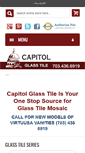 Mobile Screenshot of capitolglasstile.com